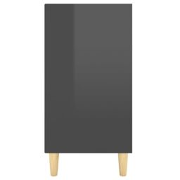 Berkfield Home Sideboard High Gloss Grey 103.5x35x70 cm Engineered Wood - thumbnail 5