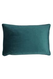 Evans Lichfield Midnight Garden Floral Printed Cushion in Teal - Size: 40 cm x 60 cm - thumbnail 2
