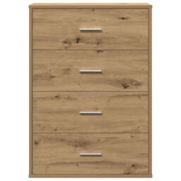 Berkfield Home Sideboard Artisan oak 60 x 31 x 84 cm Particle board in Brown - thumbnail 6