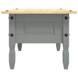 Berkfield Home Decorative Coffee Table Mexican Pine Corona Range Grey 100x55x45 cm - Size: 100 x 55 x 45 cm - thumbnail 5