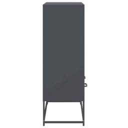 Berkfield Home Highboard Anthracite 68.5x39x111.5 cm Steel in Dark Grey - thumbnail 5