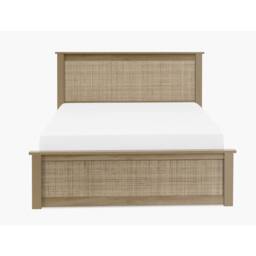 Cheshire Zinc Ottoman Bed - Oak - King (150cm) in Brown - thumbnail 3