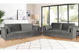 Furniture Maxi Avery 3+2 Seater Sofa Set with Scatter Cushions in Grey - thumbnail 1