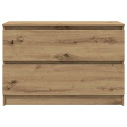 Berkfield Home TV Cabinet Artisan Oak 80x35x54 cm Engineered Wood in Brown - Size: 80 x 35 x 54 cm - thumbnail 6