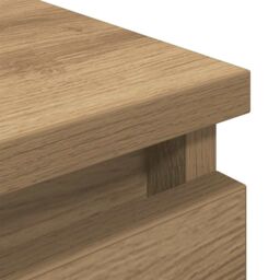 Berkfield Home TV Cabinet Artisan Oak 80x35x54 cm Engineered Wood in Brown - Size: 80 x 35 x 54 cm - thumbnail 9