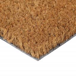 Berkfield Home Door Mat Natural 40x60 cm Tufted Coir in Brown - thumbnail 3