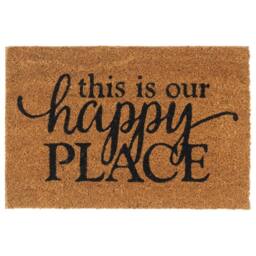 Berkfield Home Door Mat Natural 40x60 cm Tufted Coir in Brown - thumbnail 1