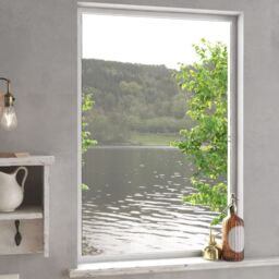 Berkfield Home Insect Screen for Windows White 80x120 cm - thumbnail 1