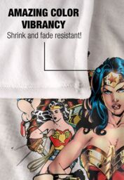 Warner Brothers Wonder Woman Officially Licensed Silky Touch Super Soft Throw Blanket 152 x 127 cm in White - thumbnail 4