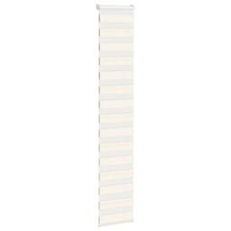 Berkfield Home Zebra Blind Marble Beige 40x230 cm Fabric Width 35.9 cm Polyester - thumbnail 3