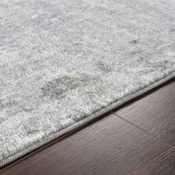 Livabliss Roma-Abstract Gray Blue Brown Modern Marble Living Dining Bedroom Rug in Charcoal - Size: 200 cm x 200 cm - thumbnail 8
