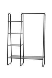 H&O Direct Freestanding Garment Rack in Black Metal - thumbnail 6