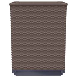 Berkfield Home Planters 2 pcs Brown 30x30x37 cm Polypropylene - Size: 30 x 30 x 37 cm - thumbnail 5