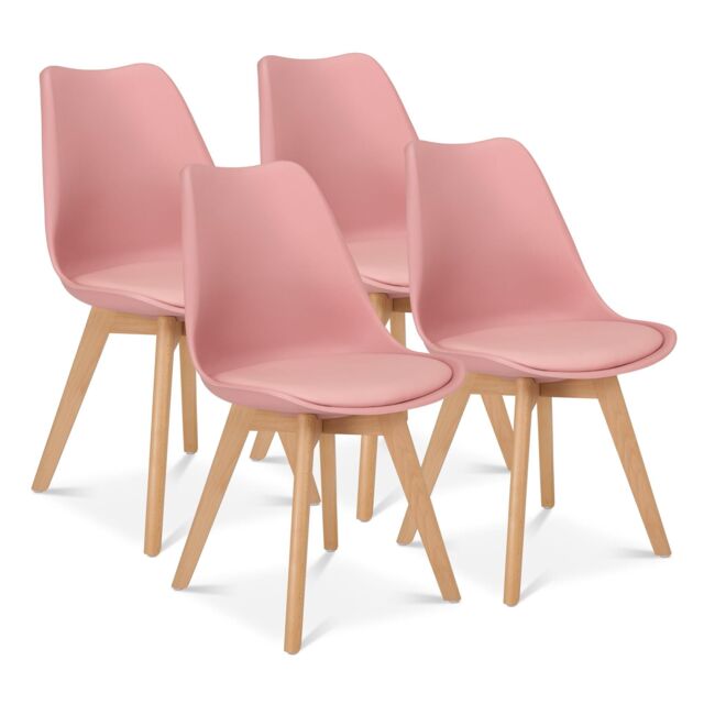 Bravich LTD Rocco Tulip Dining Chair in Dusty Pink - Size: 1 Pack - image 1
