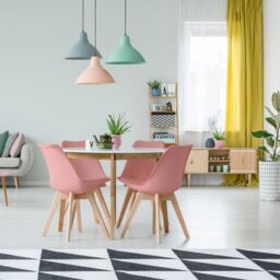 Bravich LTD Rocco Tulip Dining Chair in Dusty Pink - Size: 1 Pack - thumbnail 2
