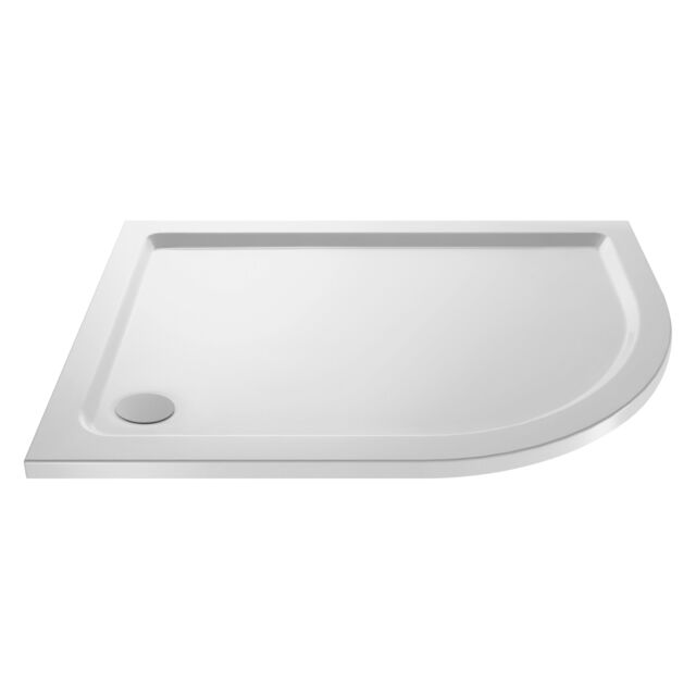 Balterley Premium Shower Tray - Right Hand Offset Quadrant - 1000mm x 800mm - White - image 1