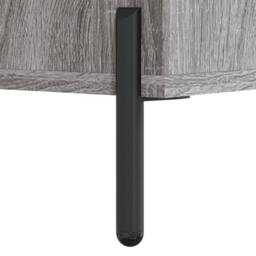 Berkfield Home Sideboard Grey Sonoma 34.5x32.5x90 cm Engineered Wood - thumbnail 7