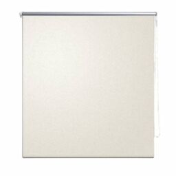 Berkfield Home Roller Blind Blackout 160 x 175 cm Off-White in White - thumbnail 2