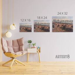 "Artery8 US Civil War Battle Of Gettysburg Canvas Wall Art Print - Size: W18"" x H24""" - thumbnail 4