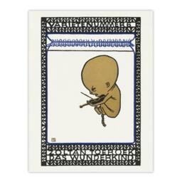 "Artery8 Zoltan Toeroek Violin Child Prodigy Jung Wall Art Poster Print in White - Size: W12"" x H16""" - thumbnail 1