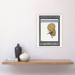 "Artery8 Zoltan Toeroek Violin Child Prodigy Jung Wall Art Poster Print in White - Size: W12"" x H16""" - thumbnail 4