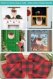 Neel Blue Merry Christmas Hanging Sign - 29.5cm in Beige - thumbnail 4