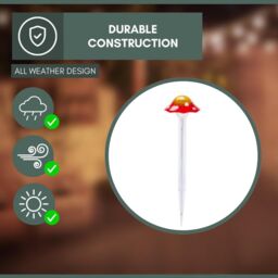 Marco Paul Solar Mushroom Stake Light - Yellow - thumbnail 5