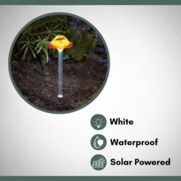Marco Paul Solar Mushroom Stake Light - Yellow - thumbnail 3