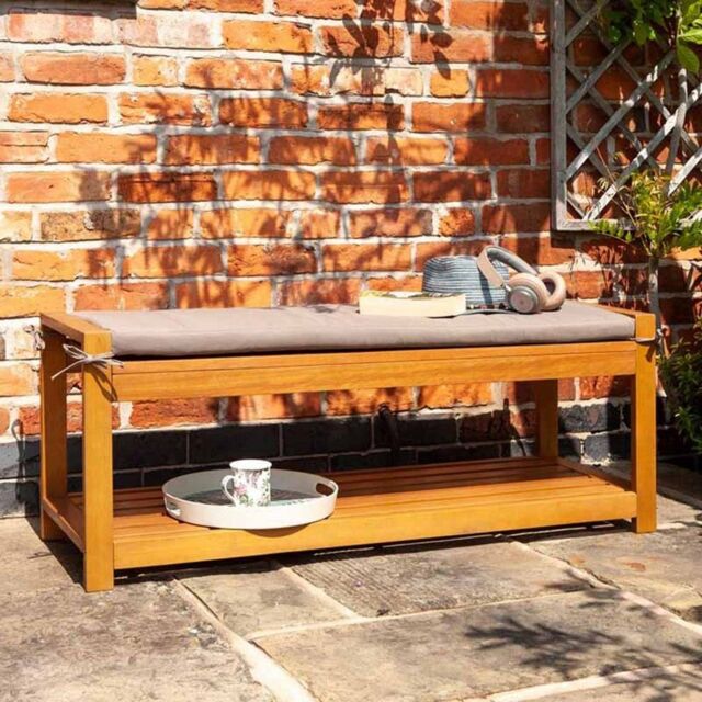 Rowlinsons Occasional Bench - L40.5 x W122 x H46 cm in Brown - image 1