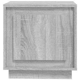 Berkfield Home Bedside Cabinet Grey Sonoma 44x35x45 cm Engineered Wood - Size: 44 x 35 x 45 cm - thumbnail 7