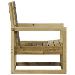 Berkfield Home Garden Chair 57.5x63x76 cm Impregnated Wood Pine in Brown - thumbnail 5
