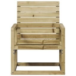 Berkfield Home Garden Chair 57.5x63x76 cm Impregnated Wood Pine in Brown - thumbnail 4