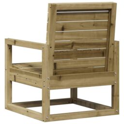 Berkfield Home Garden Chair 57.5x63x76 cm Impregnated Wood Pine in Brown - thumbnail 6