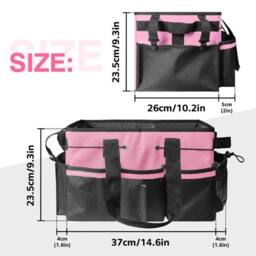 KORVIXA Cleaning Tool Storage Bag Portable in Pink - Size: 500mm - thumbnail 2