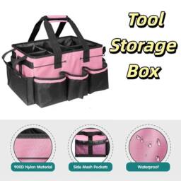 KORVIXA Cleaning Tool Storage Bag Portable in Pink - Size: 500mm