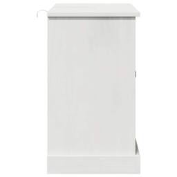"Berkfield Home Sink Cabinet ""VIGO"" with Doors, 67.5x34x59 cm, made from solid pi in White - Size: 67.5x34x59 cm" - thumbnail 7