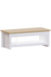 Home Discount Vida Designs Arlington Coffee Table Shelf Storage Living Room in White - thumbnail 6