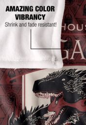 Warner Brothers Game Of Thrones Officially Licensed Silky Touch Super Soft Throw Blanket 152 x 127 cm in White - thumbnail 4