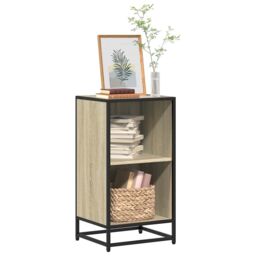 Berkfield Home Book Cabinet Sonoma Oak 40x35x76 cm Engineered Wood in Brown - Size: 40 x 35 x 76 cm - thumbnail 1