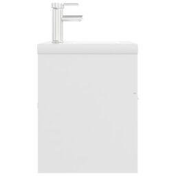 Berkfield Home Sink Cabinet with Built-in Basin White Engineered Wood - thumbnail 4