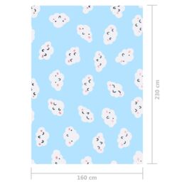 Berkfield Home Printed Rug Multicolour 160x230 cm Fabric - Size: 100 cm diameter - thumbnail 5
