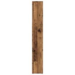 Berkfield Home Modern Bookcase Old Wood 67x24x161 cm Engineered Wood in Brown - Size: 67 x 24 x 161 cm - thumbnail 6