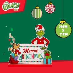 VFM e-Store Grinch Christmas Decoration Festive Gift 22cm x 21cm Green X 1 - Size: 22 cm x 21 cm - thumbnail 2