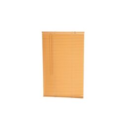 Oypla PVC Teak Wood Grain Effect Venetian Window Blinds with Fixings in Light Brown - Size: 60 cm
