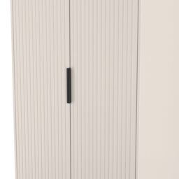 Ready Assembled 2 U Menai Double Wardrobe (Ready Assembled) in Taupe - Size: Large - thumbnail 4