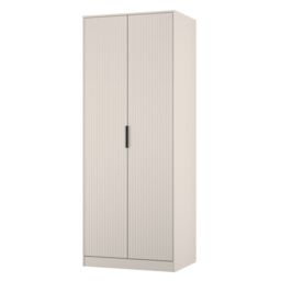 Ready Assembled 2 U Menai Double Wardrobe (Ready Assembled) in Taupe - Size: Large - thumbnail 3