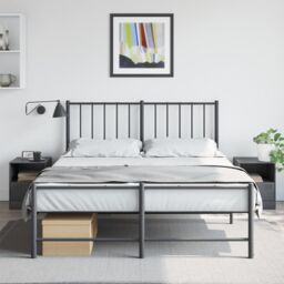 Berkfield Home Bedside Cabinets 2 pcs Anthracite 34.5x39x44 cm Steel in Black - thumbnail 1