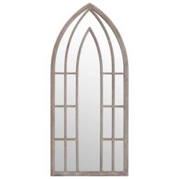 Berkfield Home Garden Mirror Sand 70x30 cm Iron for Outdoor Use in Beige
