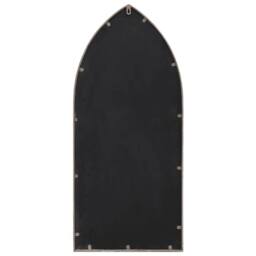 Berkfield Home Garden Mirror Sand 70x30 cm Iron for Outdoor Use in Beige - thumbnail 4