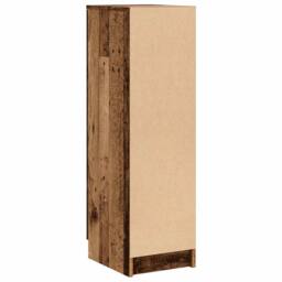 Berkfield Home Shoe Cabinet Old Wood 29.5x35x100.5 cm Engineered Wood in Brown - thumbnail 6